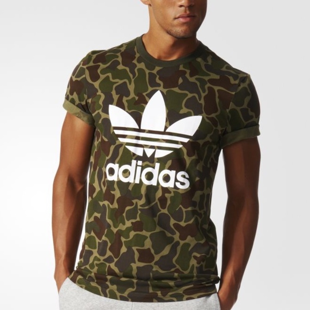 Adidas camo mens shirt